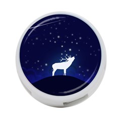 Design Painting Sky Moon Nature 4-port Usb Hub (one Side) by Simbadda