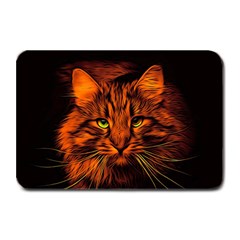 Cat Digiart Artistically Cute Plate Mats by Simbadda