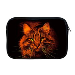 Cat Digiart Artistically Cute Apple Macbook Pro 17  Zipper Case by Simbadda