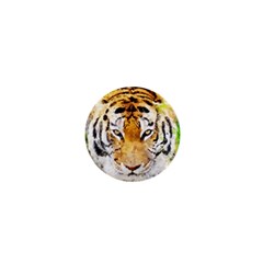 Tiger Watercolor Colorful Animal 1  Mini Buttons by Simbadda