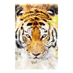 Tiger Watercolor Colorful Animal Shower Curtain 48  X 72  (small)  by Simbadda