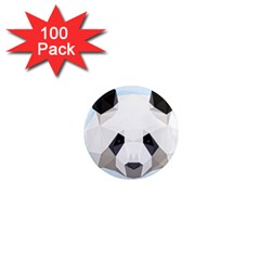 Background Show Graphic Art Panda 1  Mini Magnets (100 Pack)  by Simbadda