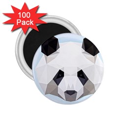 Background Show Graphic Art Panda 2 25  Magnets (100 Pack)  by Simbadda