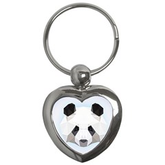 Background Show Graphic Art Panda Key Chains (heart)  by Simbadda