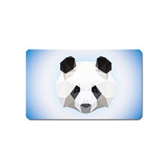 Background Show Graphic Art Panda Magnet (name Card) by Simbadda