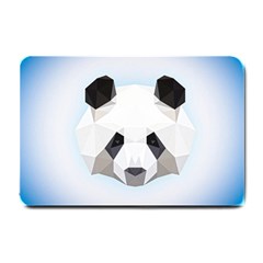 Background Show Graphic Art Panda Small Doormat  by Simbadda