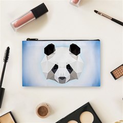 Background Show Graphic Art Panda Cosmetic Bag (small)  by Simbadda