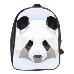 Background Show Graphic Art Panda School Bag (large) by Simbadda