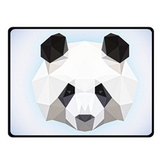 Background Show Graphic Art Panda Fleece Blanket (small) by Simbadda