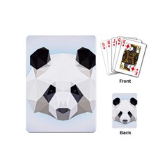 Background Show Graphic Art Panda Playing Cards (mini) 