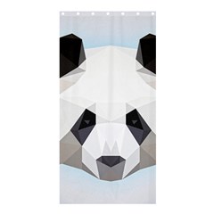 Background Show Graphic Art Panda Shower Curtain 36  X 72  (stall) 