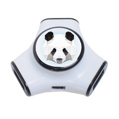 Background Show Graphic Art Panda 3-port Usb Hub by Simbadda