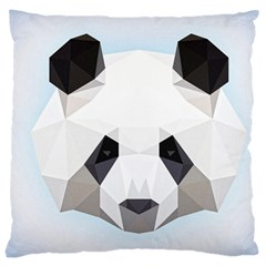 Background Show Graphic Art Panda Large Cushion Case (one Side) by Simbadda