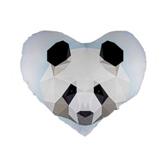 Background Show Graphic Art Panda Standard 16  Premium Heart Shape Cushions