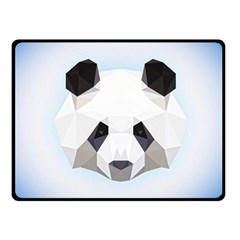 Background Show Graphic Art Panda Double Sided Fleece Blanket (small)  by Simbadda