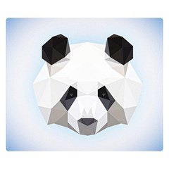 Background Show Graphic Art Panda Double Sided Flano Blanket (small)  by Simbadda