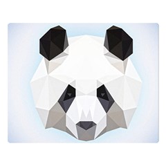 Background Show Graphic Art Panda Double Sided Flano Blanket (large)  by Simbadda