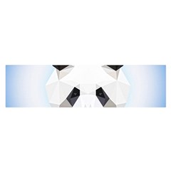 Background Show Graphic Art Panda Satin Scarf (oblong) by Simbadda