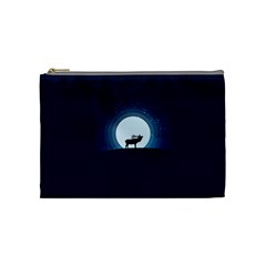 Moon Hirsch Wild Nature Antler Cosmetic Bag (medium)  by Simbadda