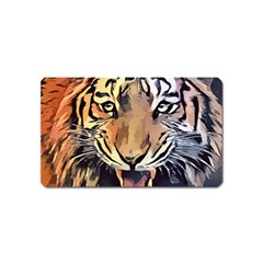 Tiger Animal Teeth Nature Design Magnet (name Card)