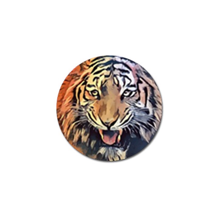 Tiger Animal Teeth Nature Design Golf Ball Marker (4 pack)