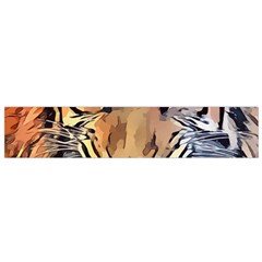 Tiger Animal Teeth Nature Design Small Flano Scarf