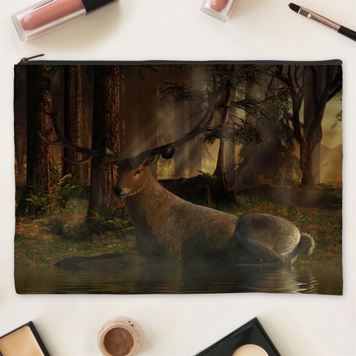 Mammal Nature Wood Tree Waters Cosmetic Bag (XXXL) 