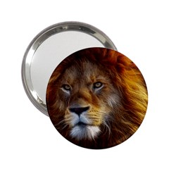 Fractalius Big Cat Animal 2 25  Handbag Mirrors by Simbadda