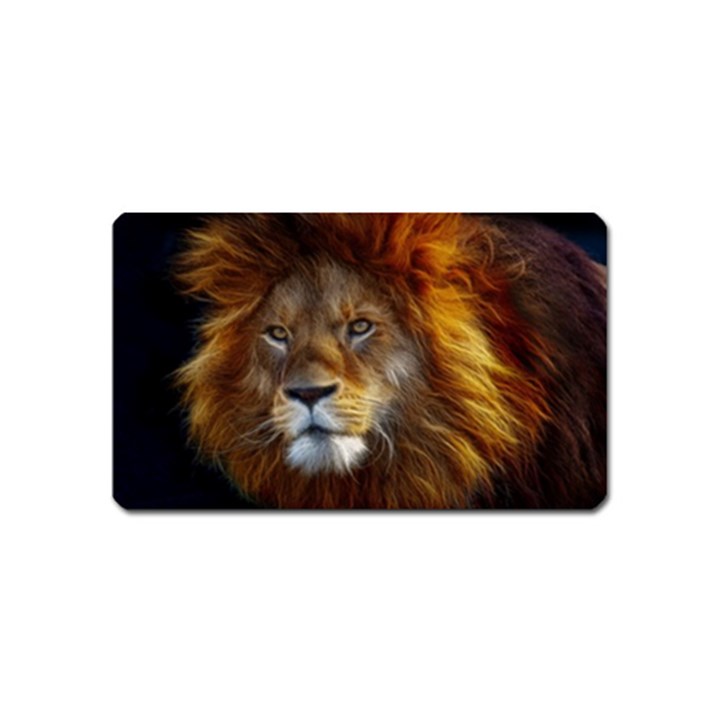 Fractalius Big Cat Animal Magnet (Name Card)