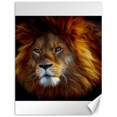 Fractalius Big Cat Animal Canvas 12  X 16   by Simbadda