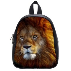 Fractalius Big Cat Animal School Bag (small) by Simbadda