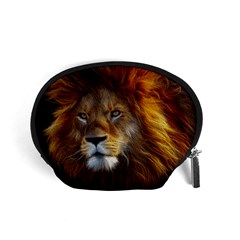 Fractalius Big Cat Animal Accessory Pouches (small)  by Simbadda