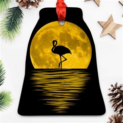 Moon Reflection Flamenco Animal Ornament (bell)