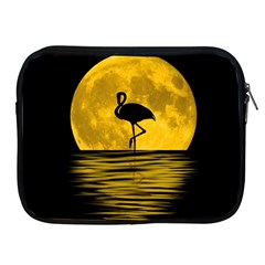 Moon Reflection Flamenco Animal Apple Ipad 2/3/4 Zipper Cases