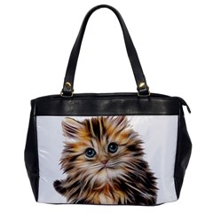 Kitten Mammal Animal Young Cat Office Handbags by Simbadda