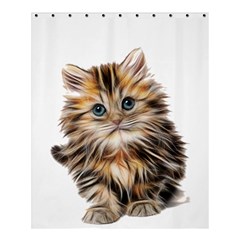 Kitten Mammal Animal Young Cat Shower Curtain 60  X 72  (medium)  by Simbadda