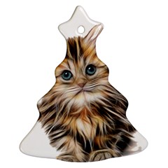 Kitten Mammal Animal Young Cat Ornament (christmas Tree)  by Simbadda