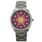 Joyful Living Sport Metal Watch Front