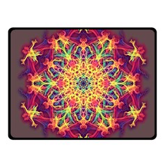 Joyful Living Fleece Blanket (small) by aumaraspiritart