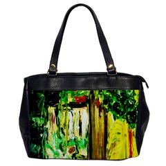 Old Tree And House With An Arch 4 Office Handbags by bestdesignintheworld