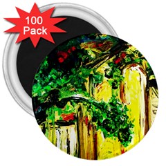 Old Tree And House With An Arch 2 3  Magnets (100 Pack) by bestdesignintheworld