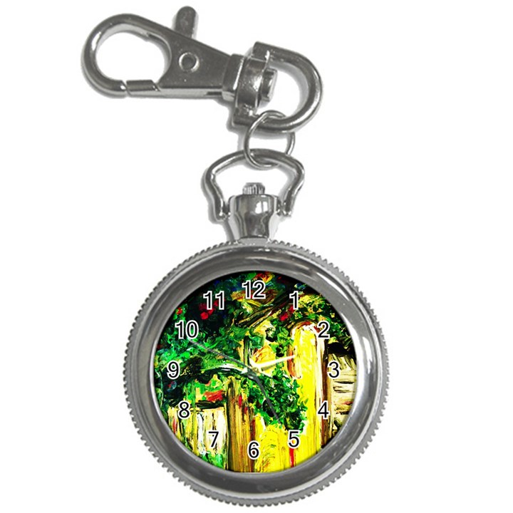 Old Tree And House With An Arch 2 Key Chain Watches