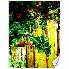 Old Tree And House With An Arch 2 Canvas 12  X 16   by bestdesignintheworld