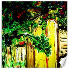 Old Tree And House With An Arch 2 Canvas 16  X 16   by bestdesignintheworld