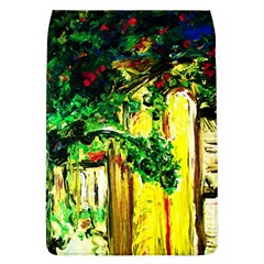 Old Tree And House With An Arch 2 Flap Covers (l)  by bestdesignintheworld