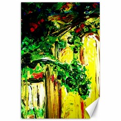 Old Tree And House With An Arch 2 Canvas 20  X 30   by bestdesignintheworld