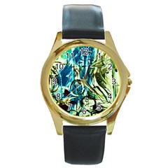 Clocls And Watches 3 Round Gold Metal Watch by bestdesignintheworld