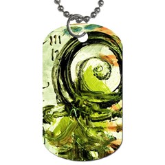 Pagoda Calligraphy 2 Dog Tag (one Side) by bestdesignintheworld