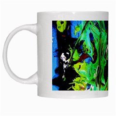 Perfect Night For Samurai-1/2 White Mugs by bestdesignintheworld