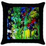 perfect night for samurai-1/2 Throw Pillow Case (Black) Front